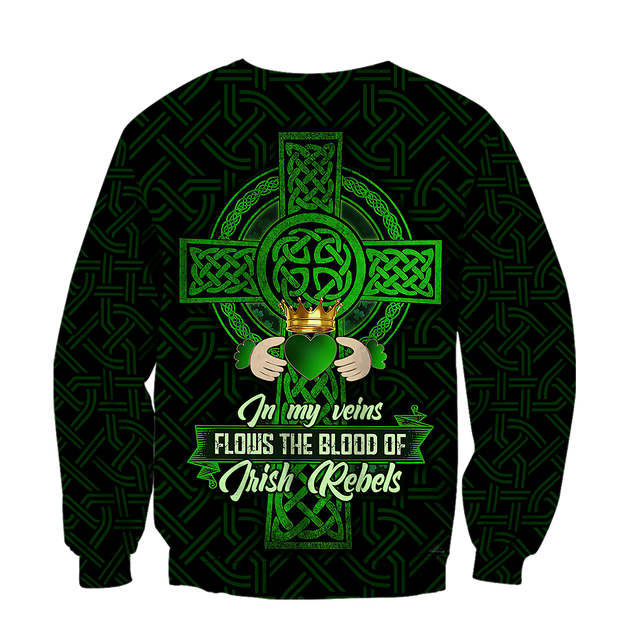 Irish St.Patrick day 3d hoodie shirt for men and women MH3010203S