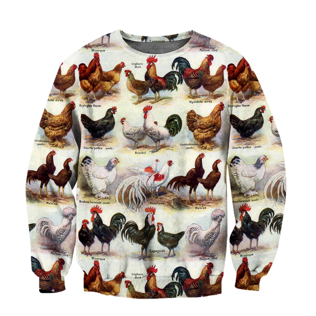 Premium Rooster 3D All Over Printed Unisex Shirts