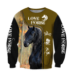 Love Horse 3D All Over Printed Shirts For Men and Women Pi112050