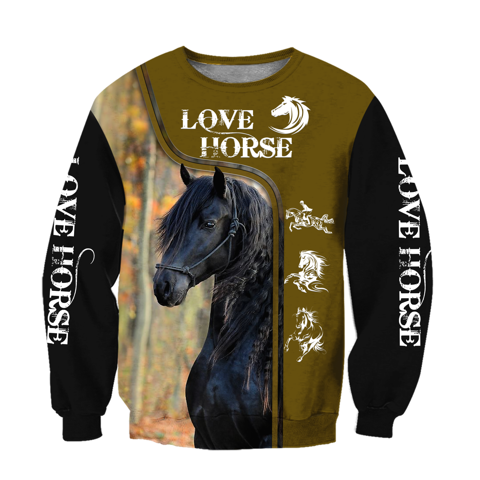 Love Horse 3D All Over Printed Shirts For Men and Women Pi112050