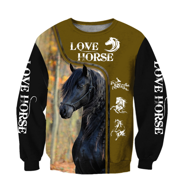 Love Horse 3D All Over Printed Shirts For Men and Women Pi112050