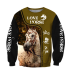 Love Horse 3D All Over Printed Shirts For Men and Women Pi112051