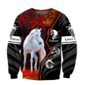 Beautiful Horse 3D All Over Printed shirt for Men and Women Pi040103-Apparel-TA-Sweat Shirt-S-Vibe Cosy™