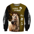 Love Horse 3D All Over Printed Shirts For Men and Women Pi112051