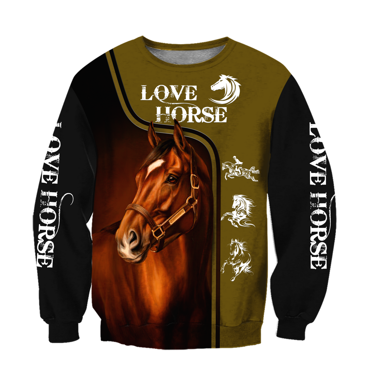 Love Horse 3D All Over Printed Shirts For Men and Women Pi112052