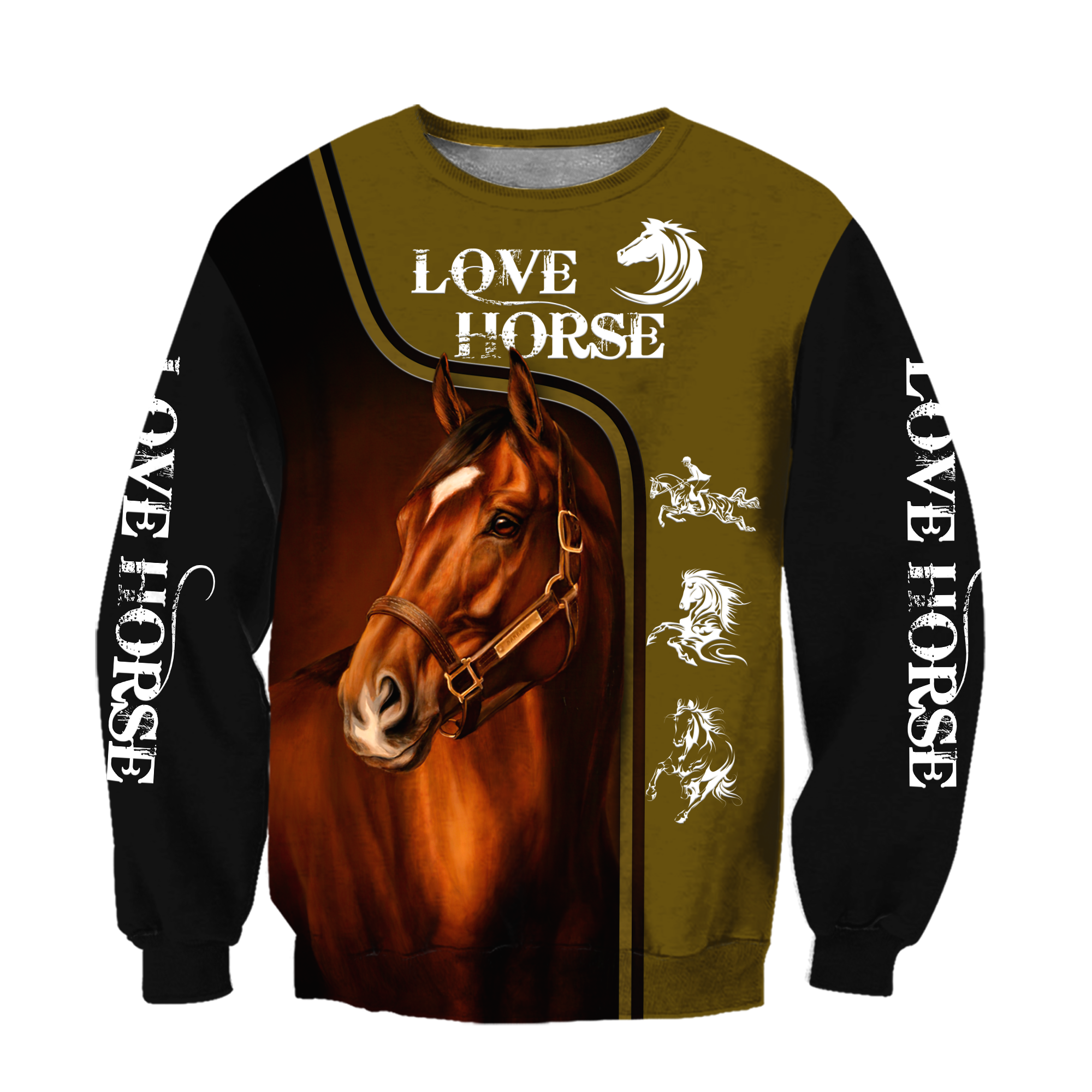 Love Horse 3D All Over Printed Shirts For Men and Women Pi112052