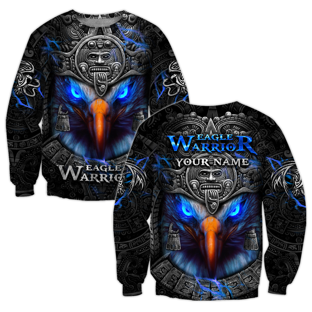 Eagle Warior Aztec 3D All Over Printed Shirts For Men And Women