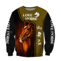 Love Horse 3D All Over Printed Shirts For Men and Women Pi112052