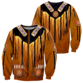 Native Cowboy Jacket No6 Cosplay 3D Over Printed Unisex Deluxe Hoodie ML