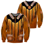 Native Cowboy Jacket No6 Cosplay 3D Over Printed Unisex Deluxe Hoodie ML