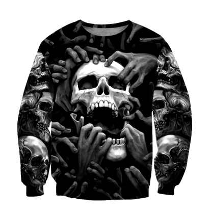 Premium Skull Tattoo 3D All Over Printed Unisex Shirts
