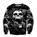 Premium Skull Tattoo 3D All Over Printed Unisex Shirts