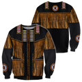 Native Cowboy Jacket No3 Cosplay 3D Over Printed Unisex Deluxe Hoodie