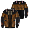 Native Cowboy Jacket No3 Cosplay 3D Over Printed Unisex Deluxe Hoodie