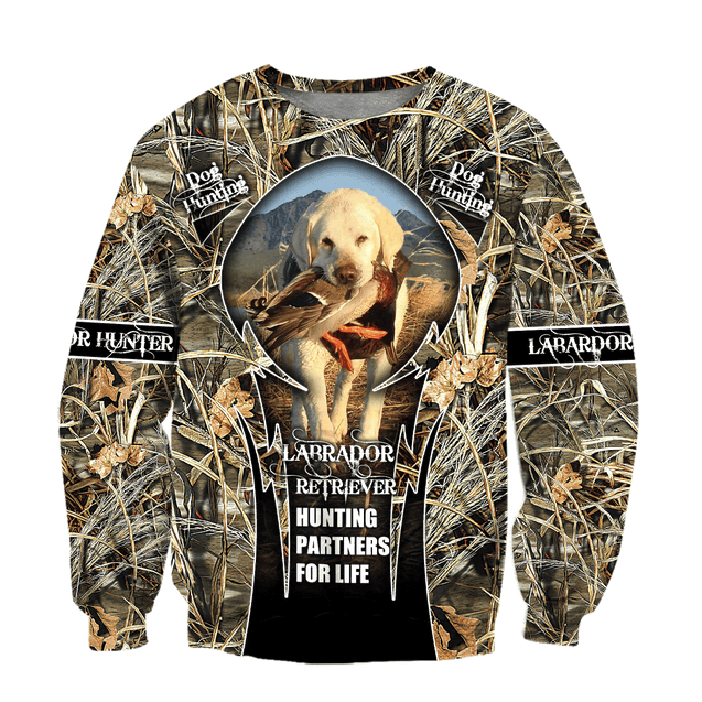 Labrador Hunting 3D Over Printed Unisex Deluxe Hoodie