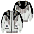 Native Cowboy Jacket No4 Cosplay 3D Over Printed Unisex Deluxe Hoodie ML