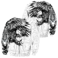 Eagle Tattoo Art Hoodie T Shirt For Men and Women HAC300503-NM-Apparel-NM-Sweatshirts-S-Vibe Cosy™