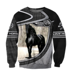 Love Horse 3D All Over Printed Shirts Pi150501-Apparel-TA-Sweatshirts-S-Vibe Cosy™