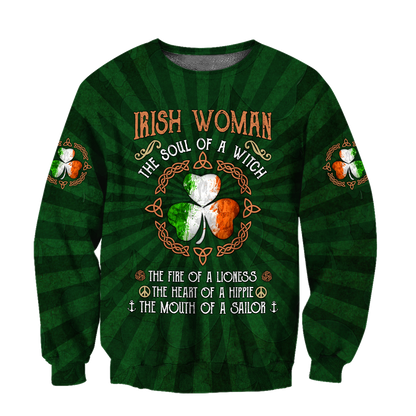 Irish St.Patrick 3d hoodie shirt for men and women DD11162001