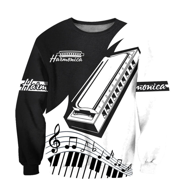 Harmonica music 3d hoodie shirt for men and women ver1 HG HAC27129-Apparel-HG-Sweater-S-Vibe Cosy™