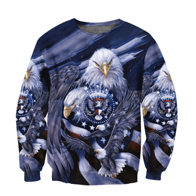 American Spirit Eagle 3D All Over Print  Hoodie DL20219