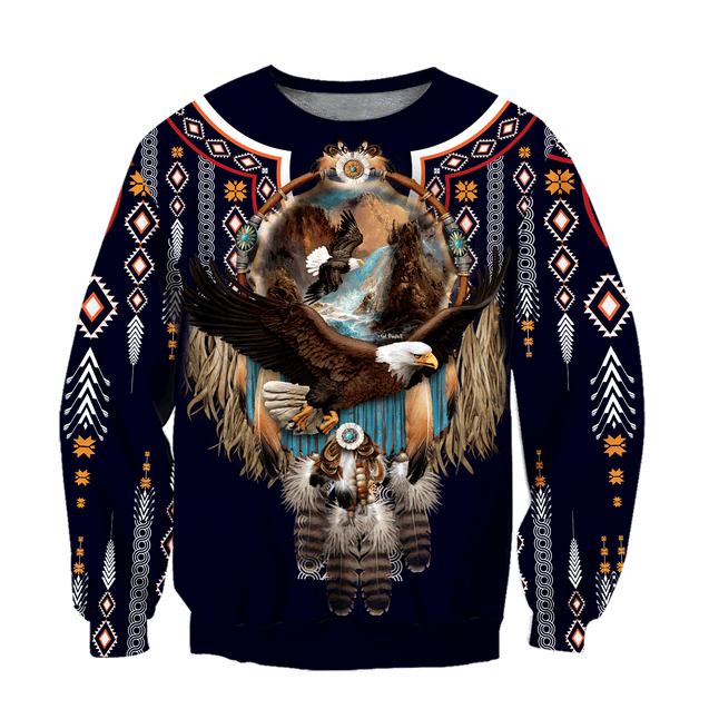 Eagle Fly Dreamcatcher Native American 3D All Over Printed Shirts