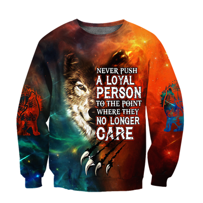 3D All Over Print Wolf Hoodie Pi27082001