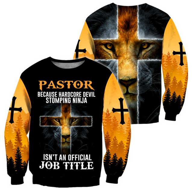 Pastor Because Devil Stomping Ninja Isn't Job Title-TA