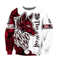 Wolf Tattoos Hoodie T Shirt For Men and Women Pi230401 - Amaze Style™-Apparel