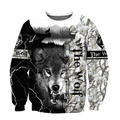 Wolf 3D All Over Printed Hoodie For Men and Women Pi03092001