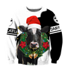 Dairy Cattle Mery Christmas 3D All Over Printed Shirts For Men And Woman