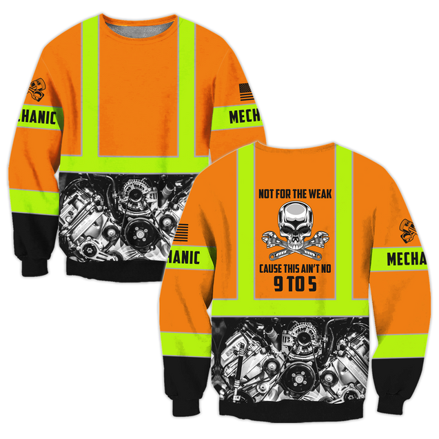 Mechanic Not For The Weak 3D All Over Printed Hoodie For Men and Women Pi10102004