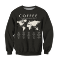 Beautiful Maps Coffee World 3D All Over Printed Differences Between Types Of World Coffee Shirts and Shorts Pi271102 PL-Apparel-PL8386-sweatshirt-S-Vibe Cosy™