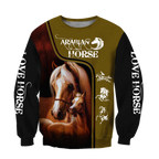 Arabian Horse 3D All Over Printed Shirts Pi12102004