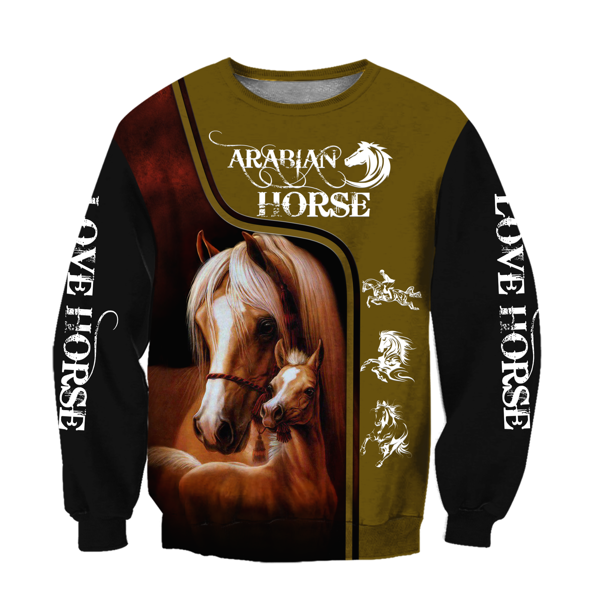 Arabian Horse 3D All Over Printed Shirts Pi12102004