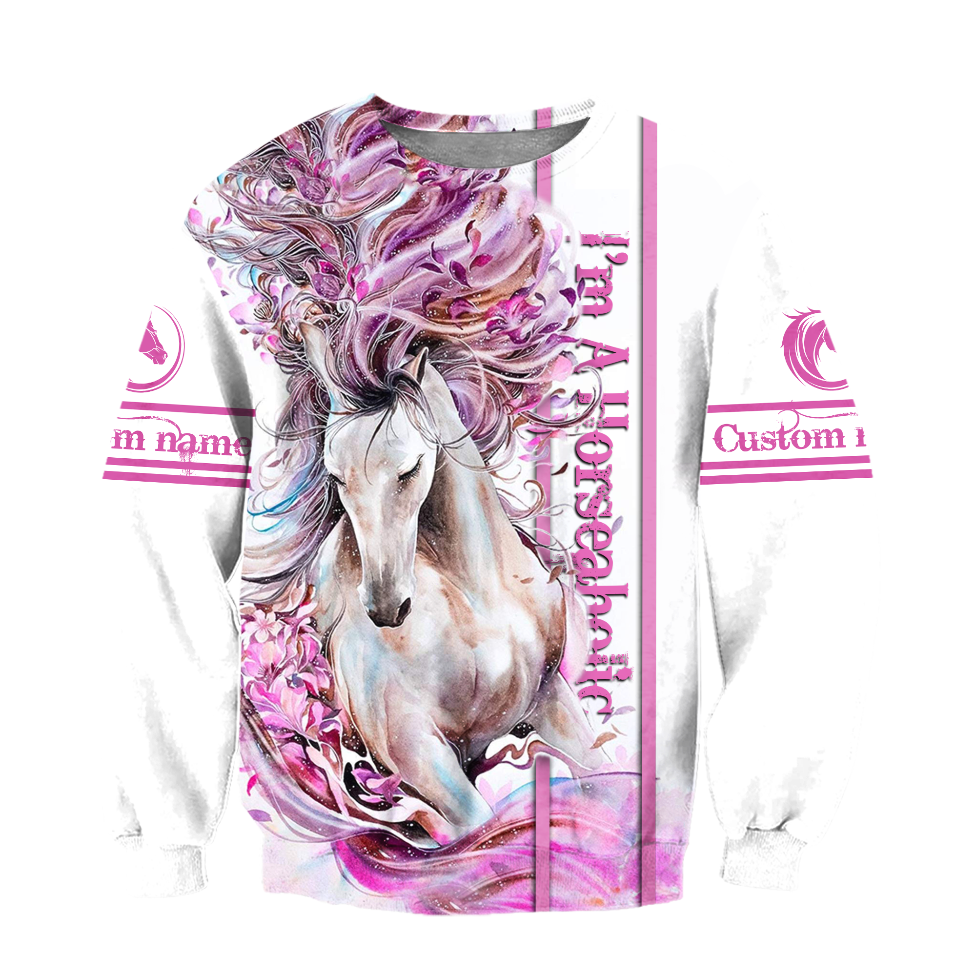 Horse Custom Name 3D All Over Printed Shirts For Men and Women Pi03102001