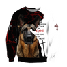 3D German Shepherd Of Course I Talk To God Unisex Shirts Pi21102001