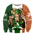 Irish St.Patrick day 3d hoodie shirt for men and women VP30102006