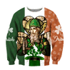 Irish St.Patrick day 3d hoodie shirt for men and women VP30102006