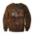 All Over Printed Live To Hunt Pheasant-Apparel-HbArts-Sweatshirt-S-Vibe Cosy™