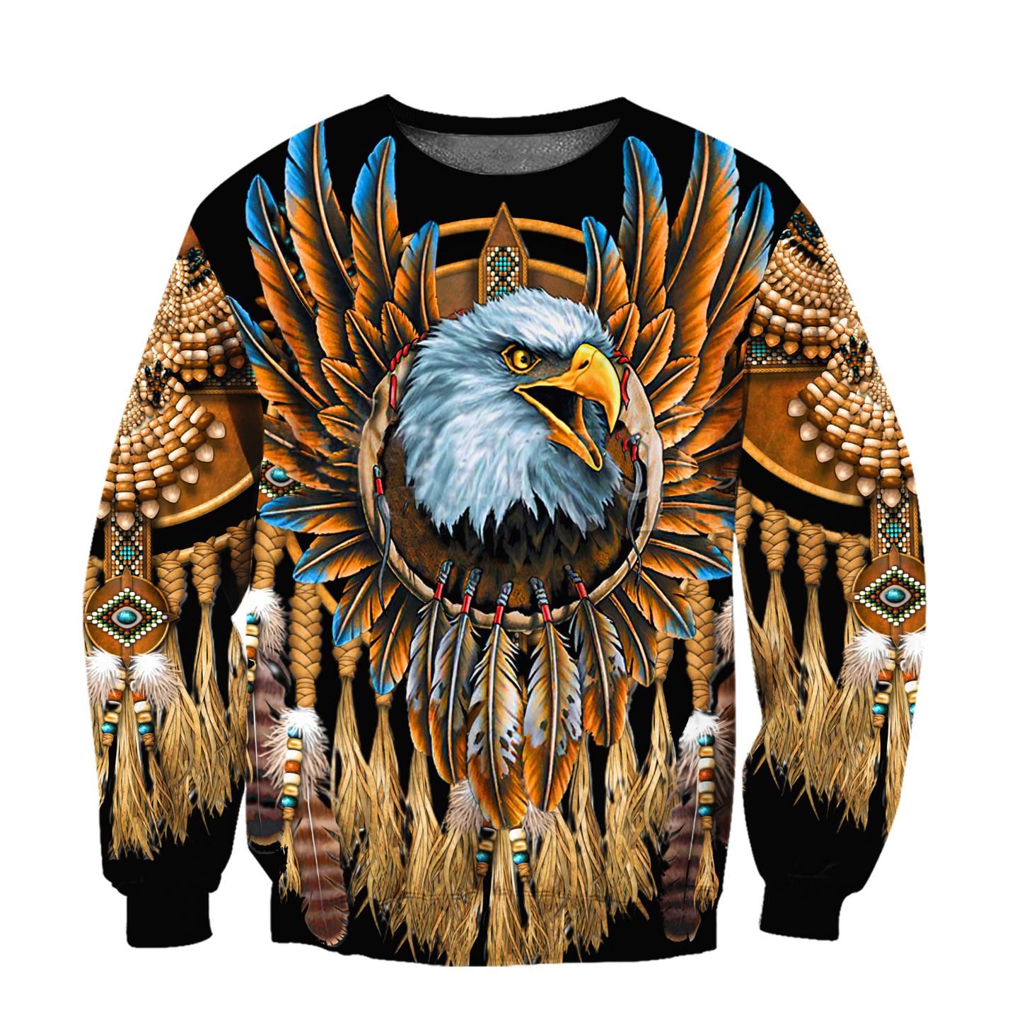 Eagle Native American 3D All Over Printed Unisex Shirts