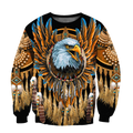 Eagle Native American 3D All Over Printed Unisex Shirts