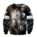 Beautiful Horse 3D All Over Printed shirt for Men and Women Pi040102-Apparel-TA-Sweat Shirt-S-Vibe Cosy™