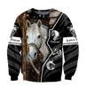 Beautiful Horse 3D All Over Printed shirt for Men and Women Pi040102-Apparel-TA-Sweat Shirt-S-Vibe Cosy™