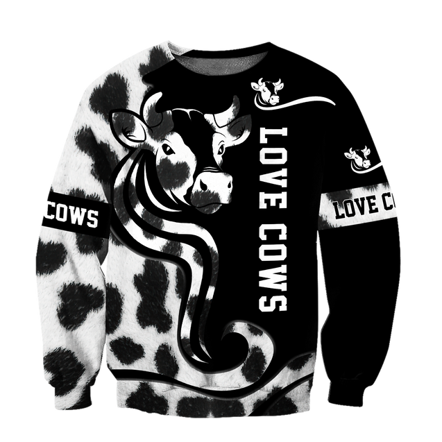 Love Dairy Cattle 3D All Over Printed Shirts For Men And Woman