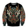 Samurai Tattoo Art Hoodie T Shirt For Men and Women HAC220602-NM-Apparel-NM-Sweatshirts-S-Vibe Cosy™