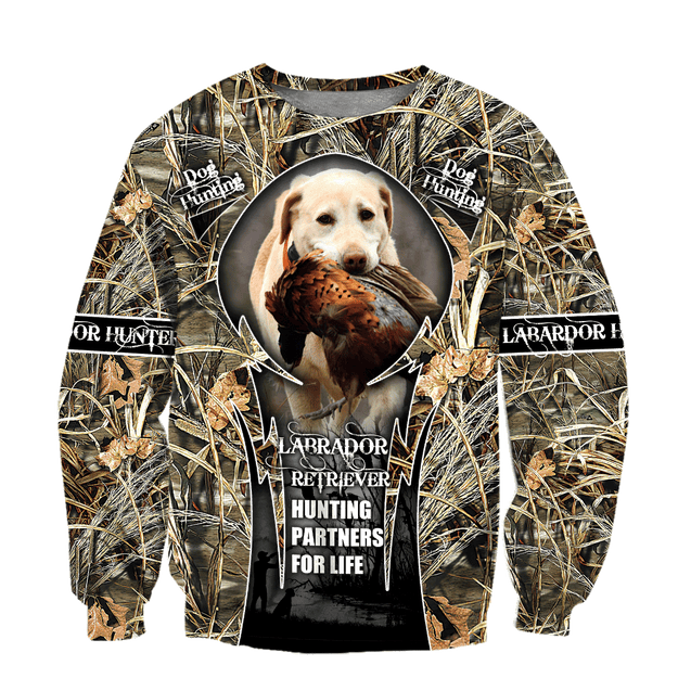 Hunting Labrador 3D Over Printed Unisex Deluxe Hoodie ML