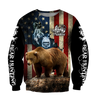 Bear hunter camo 3D all over printed shirts for men and women Pi111201 PL-Apparel-PL8386-sweatshirt-S-Vibe Cosy™