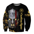 Custom Name Lion Warrior 3D All Over Printed Unisex Shirts