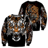 Tiger Fighter 3D Over Printed Shirt for Men and Women